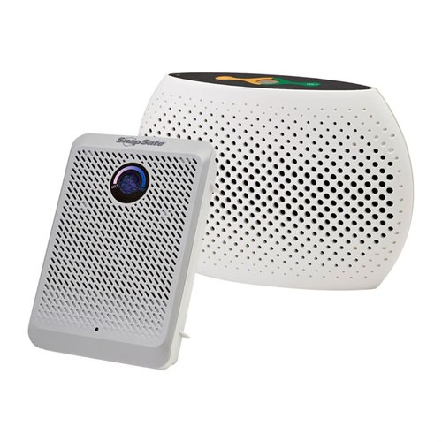 Den store oppladbare dehumidifieren fra SNAP SAFE absorberer fuktighet, forhindrer rust og mugg, og har fargeskiftende krystaller for enkel overvåking.