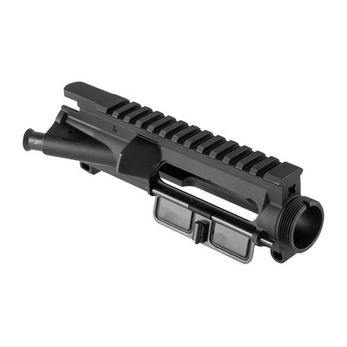 Aero Precision AR-15 Upper Receiver uten auto sear cut, perfekt for enkelt-skudd bruk, laget av 7075-T6 aluminium, komplett montert og klar til bruk.