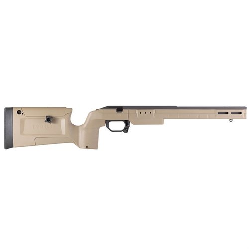 Kinetic Research Group BRAVO CHASSIS for Remington 700 gir optimal stabilitet, justerbar kinnstøtte, M-LOK-kompatibilitet og passer alle AICS-magasiner.