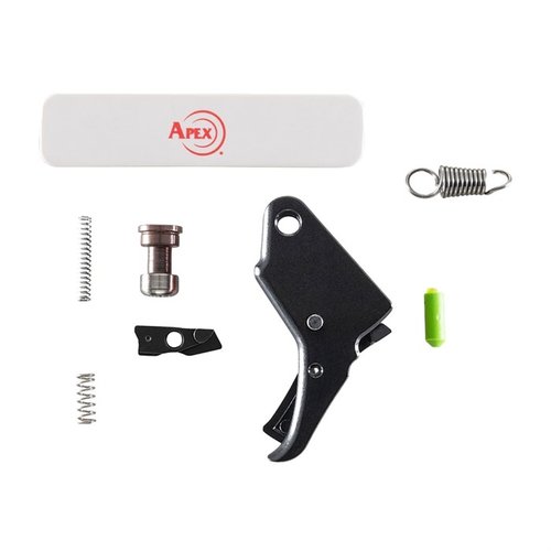 Forbedre din S&W M&P M2.0 Shield med Apex Tactical Trigger Kit som reduserer avtrekk med 2 pund, gir jevnere avtrekk og bevarer alle sikkerheter.