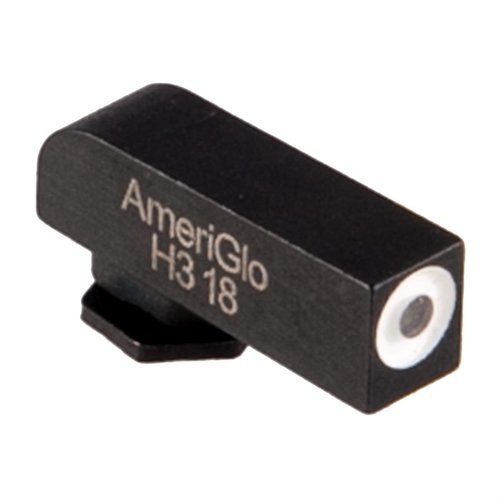 AmeriGlo Tritium Front Sight for Glock® gir rask målstilling med tritium som lyser i mørket, og har en lavprofil design for enkel bruk under stress.