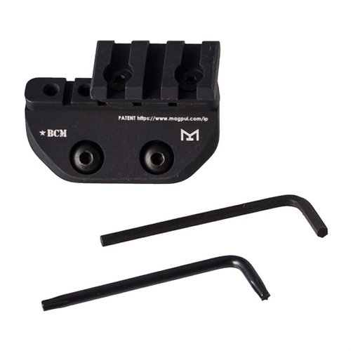 BCMGUNFIGHTER 1913 Light Mount M-LOK® lar deg enkelt feste Picatinny-tilbehør på M-LOK-håndtaket, med justerbar plassering og lett aluminiumsdesign.