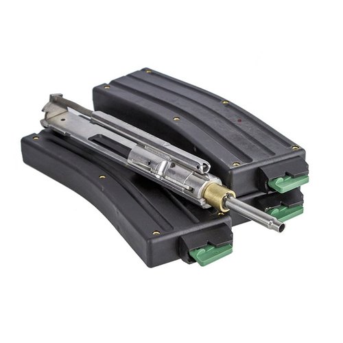 CMMG Bravo .22LR konverteringssett gir deg muligheten til å trene med rimfire-ammunisjon, forbedre skyteferdigheter og spare på dyre centerfire-kuler.