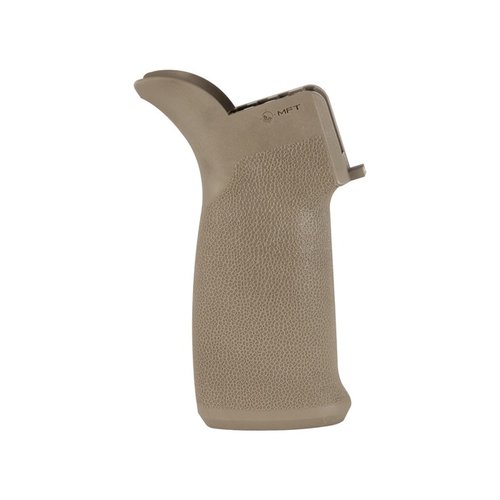 ENGAGE PISTOL GRIP V2 forbedrer komfort og kontroll med 15 graders vinkel, gir et sikkert grep selv med våte eller hanskebekledde hender.