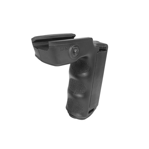 REACT MAGWELL GRIP gir bedre kontroll og nøyaktighet med en sikker oppbevaringslomme, og er designet for M16/M4/AR15/HK416 uten å forstyrre magasinet.