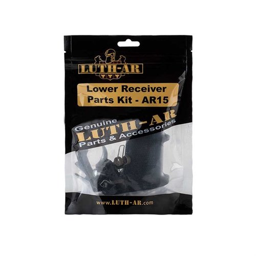 Luth-AR LLRPK-1 gir deg alle nødvendige deler for å fullføre en AR-15 lower receiver, inkludert mil-spec komponenter og en A2 pistolgrep for rask oppstart.