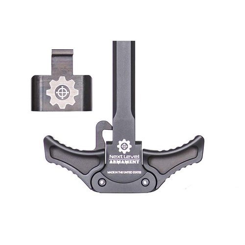 Forbedre kontrollene på din SIG Sauer MPX med NLA Charging Handle fra Next Level Armament, som tilbyr full ambidextrous drift og økt overflate for enklere racking.