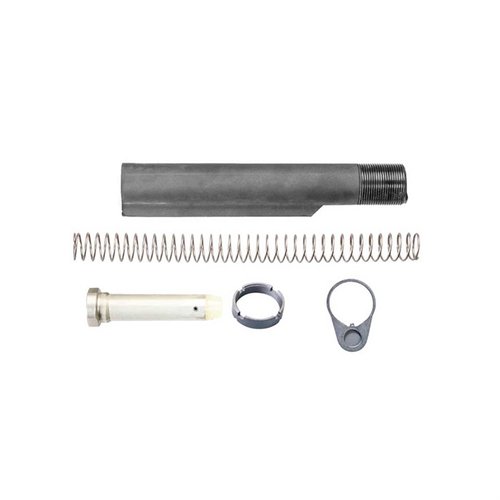 Luth-AR AR-308 Mil-Spec Carbine Buffer Assembly er en fabrikkersatz for pålitelig ytelse og passer til standard AR-15 rifler, perfekt for oppgradering.