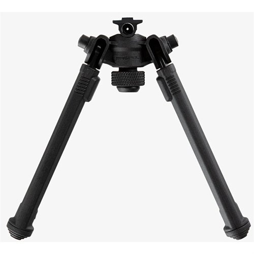Magpul A.R.M.S. 17S bipod tilbyr lettvektsdesign, rask justering, 50° tilt og 40° pan, og er laget av slitesterk aluminium og polymer for pålitelig ytelse.