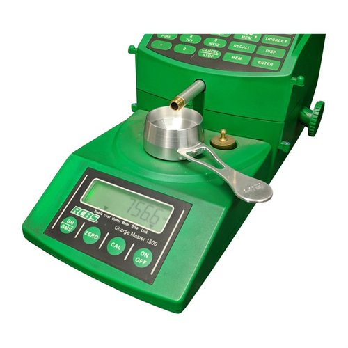 AREA 419 Billet Chargemaster Powder Cup gir en forbedret opplevelse med en lavere lastcelletray og en høyere kopp, perfekt for presis måling.