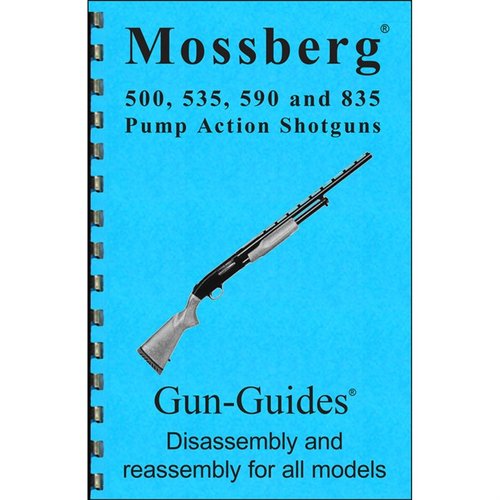 Mossberg 500, 535, 590 og 835 montering- og demonteringsguide gir detaljerte instruksjoner, illustrasjoner og historikk om ditt våpen.