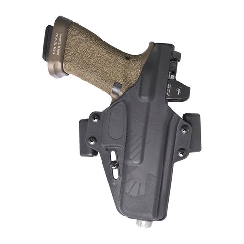 Raven Concealment Systems Perun er en modulær OWB-holster med høy bærekomfort, justerbar retention, og kompatibilitet med Glock 17 og red-dot sikter.