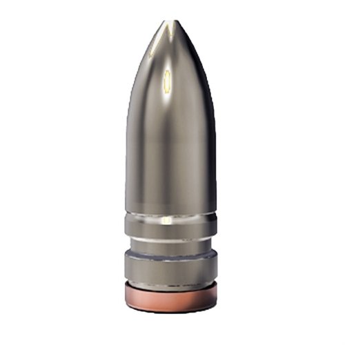 LEE PRECISION 6 CAVITY RIFLE BULLET MOLDS i rustfritt aluminium gir presise 155GR rundnese prosjektiler, med hard anodisert sprueplate for optimal ytelse.