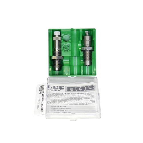 Lee RGB 223 Remington die-set inkluderer Full Length Sizer Die og Easy Adjust Dead Length Bullet Seating Die (uten crimp) for presis og enkel lading.