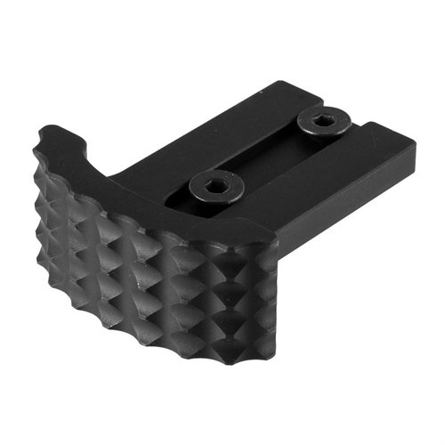 Area 419 Arcalock Barricade Stop No Clamp gir ekstra stabilitet til Arcalock-systemet, med en slitesterk anodisert finish og optimal grep på barrikader.