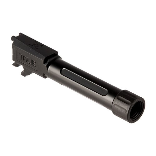 Få overlegen presisjon med True Precision SIG P365 match-grade threaded barrel, laget av 416R rustfritt stål, med ½"-28 tpi gjenger for dempere.