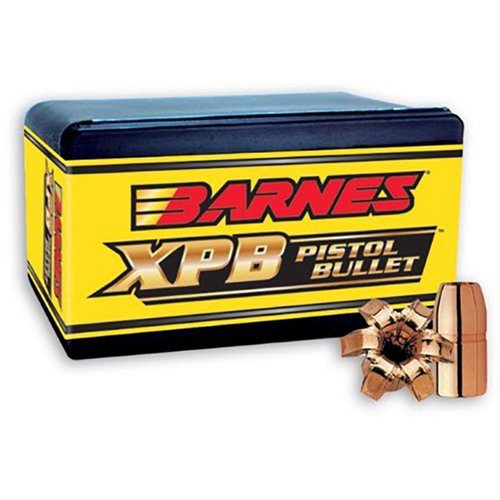 BARNES XPB 500 S&W kuleprosjektiler tilbyr overlegen penetrasjon, ekspansjon og energioverføring, perfekt for jakt og selvforsvar uten skadelig rester.