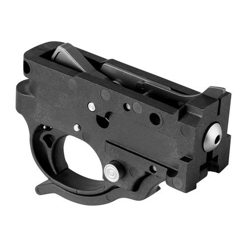 Oppgrader din Ruger 10/22 med Powder River Precision Drop-In Trigger Assembly for en lett, kort og ren avtrekksopplevelse på kun 2,25 pund.