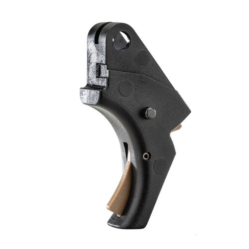 Apex Tactical Polymer Action Enhancement Trigger forbedrer M&P-triggeren med 20% mindre pre-travel og 10% mindre over-travel, uten ekstra arbeid.