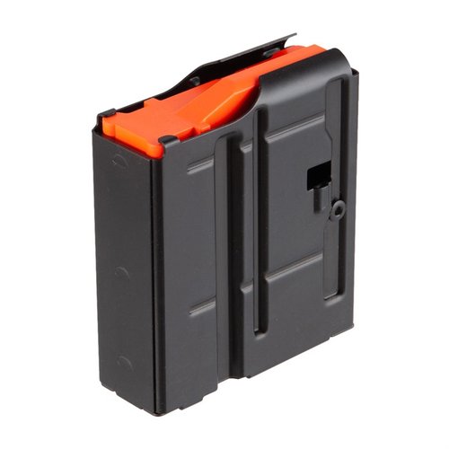 D&H Industries AR .308 6.5 Creedmoor magasiner er laget av stål med svart finish, og tilbyr pålitelig ytelse for ditt AR .308 våpen.