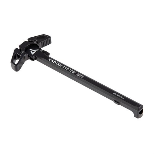 Radian Weapons AR-15 Ambidextrous Raptor Charging Handle med Talon Safety gir forbedret kontroll med 7075 aluminium, 90- eller 45-graders sikkerhetsvelger.
