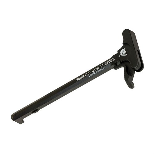 ODIN Works XCH AR-15 Charging Handle gir enkel betjening med hansker og klarer optikk, med en utvidet latch for bedre grep og ambidextrous design.