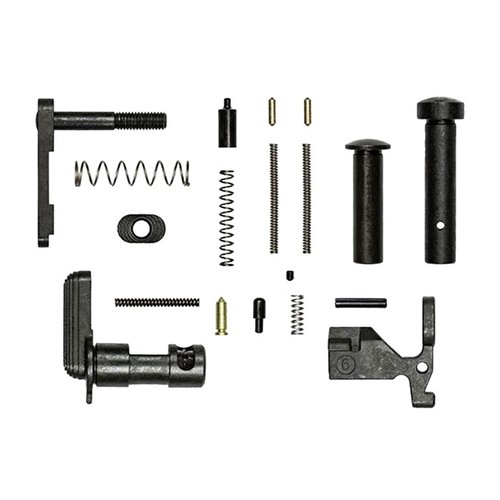 Aero Precision AR-15 Lower Parts Kit gir deg alt du trenger for å fullføre en lower receiver, uten unødvendige deler som FCG, pistolgrep og triggerguard.