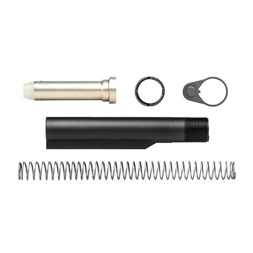 Aero Precision AR-15 Carbine Buffer Kit gir deg muligheten til å redusere overgassing med ulike buffervekter, inkludert H, H2 og H3 for optimal ytelse.