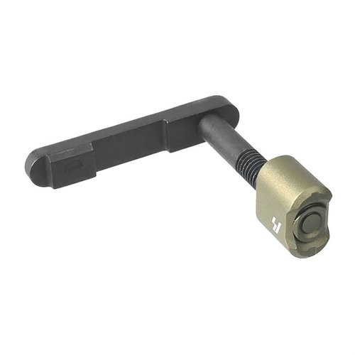 Strike Billet Magazine Catch gir et funksjonelt og estetisk løft til AR med en ergonomisk knapp i 6061 aluminium, dype spor og unike anodiserte farger.