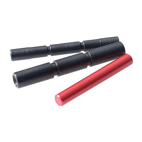 Oppgrader påliteligheten og funksjonaliteten til din Glock med SI Enhanced Pin Kit, utstyrt med anti-walk locking block pin for bedre service og tilpasning.