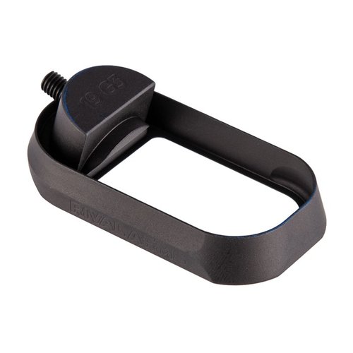 Den flared magwell for Glock® 19 gjør det enkelt og raskt å laste magasinet uten å måtte se etter riktig justering. Spar tid på skytebanen!