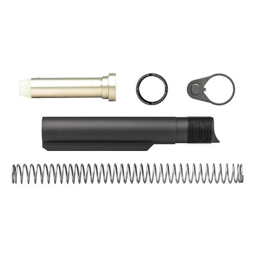 AR-15 Enhanced Carbine Buffer Kit gir økt pålitelighet og enkel installasjon, med mulighet for Heavy Buffer for optimal ytelse under rekyl.