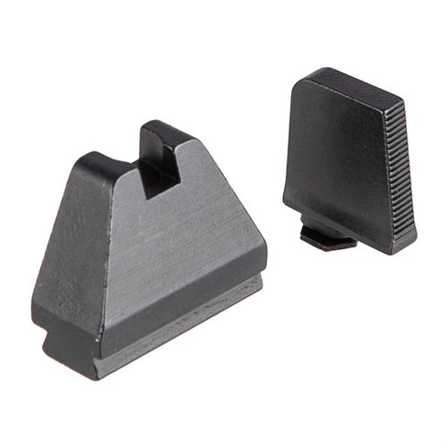 XL Suppressor Sights for Glock® gir deg ekstra høye sikter som fungerer med Glock MOS-systemet og Leupold Delta Point Pro, perfekt for bruk med suppressorer.