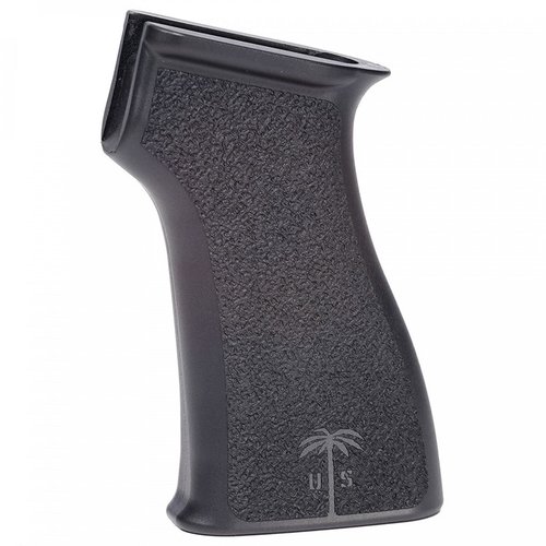 US PALM AK Pistol Grip gir bedre kontroll med ergonomisk design, aggressiv stipling og passer til flere AK-modeller. Nesten uknuselig og ambidextrous.