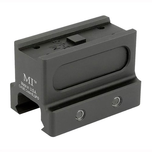 Midwest Industries T1/T2 Red Dot Optic Mount tilbyr en lett, sterk og snag free design, laget av Aerospace 6061 T6 aluminium med livstidsgaranti.