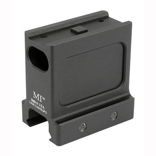 Midwest Industries T1/T2 Red Dot Optic Mount er lett, sterk og designet for militært bruk, laget av 6061 T6 aluminium med Milspec finish og livstidsgaranti.