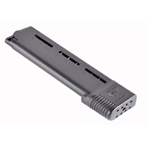 ETM-magasinet fra Wilson Combat tilbyr overlegen pålitelighet, slitesterk konstruksjon i rustfritt stål og nylon, samt en innovativ follower for optimal ytelse.