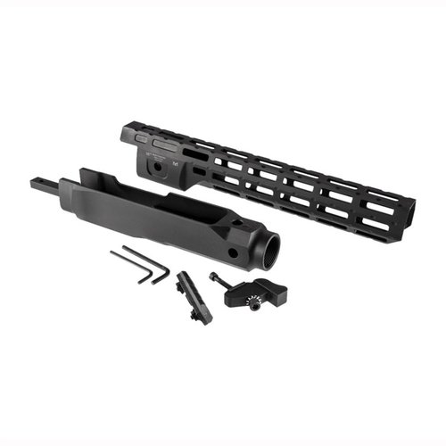 Midwest Industries Chassis for Ruger 10/22 er lett, slank og laget av 6061 Aluminium, med M-LOK spor for tilpasning og anti-rotasjons QD-fester.