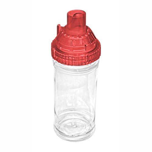 Powder Measure Bottle Adapter fra Lee Precision lar deg enkelt dosere pulver direkte fra beholderen, med et klart vindu for overvåking av pulvernivå.