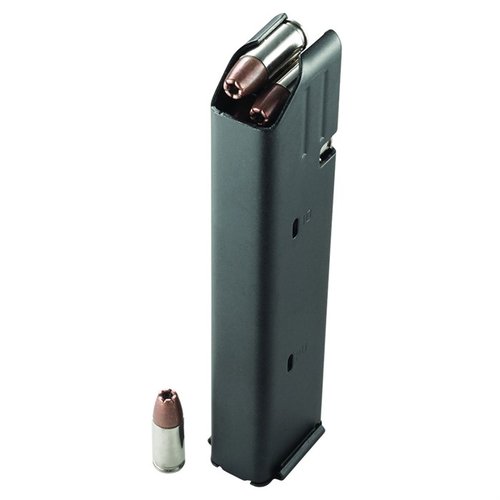 DURAMAG SS™ magasin til AR-15 i 9mm gir pålitelig mating av alle typer 9×19 ammunisjon, enkel lasting og er laget av 410 rustfritt stål.