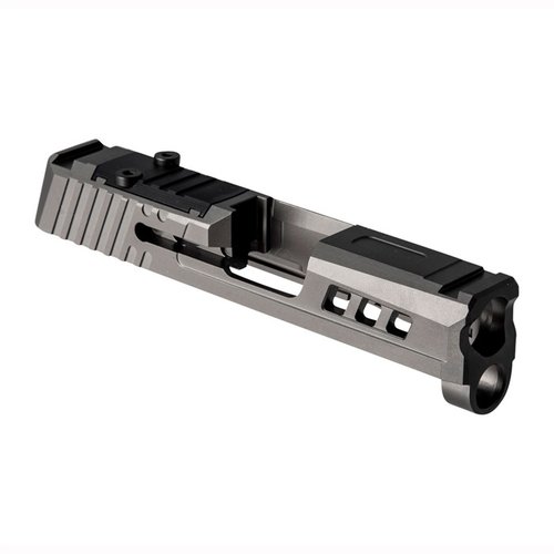 True Precision Axiom Sig P365 slide er laget av 17-4ph rustfritt stål, har plass til Shield RMSc og kommer med anodisert dekke. Tilgjengelig i Grey PVD.