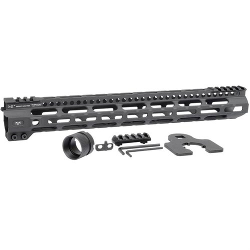 AR-15 Lightweight Handguards M-Lok er laget av robust 6061 aluminium, veier kun 7.6oz, og har en slank design med enkel installasjon og MIL-STD 1913 Picatinny rail.