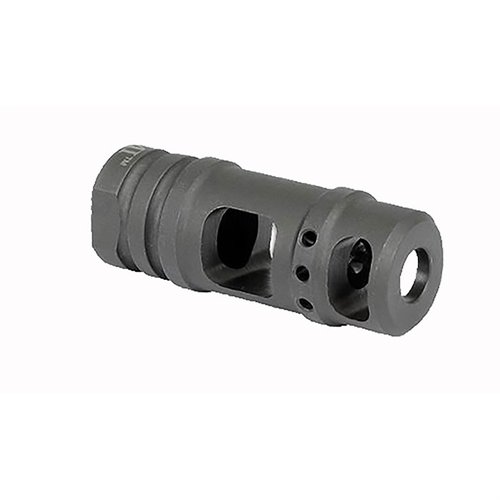 AR .308 to-kammer muzzle brake reduserer løpet oppstigning, laget av verktøystål, med 5/8-24 gjenger, inkludert ny crush washer og livstidsgaranti.