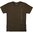 Oppdag Magpul Vert Logo bomulls-t-skjorte i brun, liten størrelse. 100% kjemmet ringspunnet bomull for komfort og holdbarhet. Trykket i USA. Kjøp nå! 👕🇺🇸