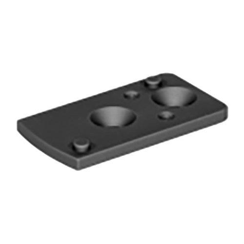 Badger Condition One 12 O'Clock Top Optical Platform larmer Leupold Delta Point Pro eller Trijicon RMR, laget av 6061 T6 aluminium, veier kun 0,5 oz.