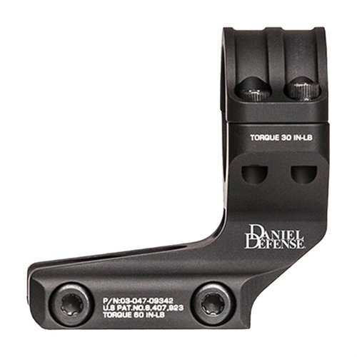 Daniel Defense RED DOT OPTIC MOUNT er laget av 6061-T6 Aluminium, veier kun 3,15 oz og har Rock & Lock teknologi for enkel montering av 30mm rør.