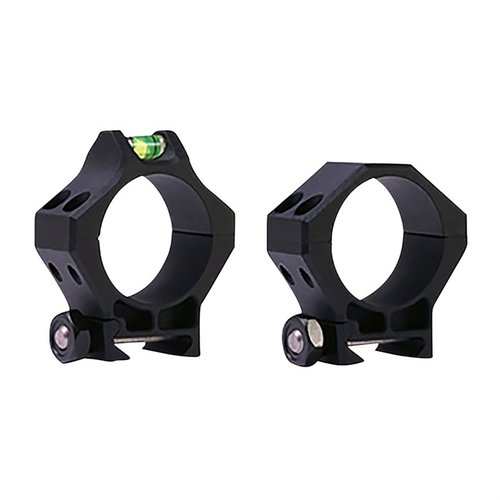 Hawkins Precisions ultra-light tactical scope rings i 6061 T6 aluminium gir robust styrke og grep, med en korrosjonsbestandig finish og anti-cant nivåhette.