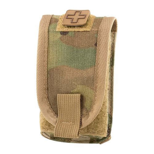 Eleven 10® Tourniquet / Self-Aid Pouch holder for SOF-T®T Wide Tourniquet, festes på belte eller MOLLE, med medisinsk identifikasjon og robust 1000D Cordura.