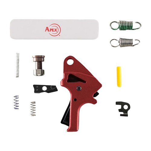 Apex Forward Set Trigger Kit gir en jevnere avtrekk med redusert vekt og kortere reset, perfekt for både tjeneste og konkurranse med M&P M2.0.