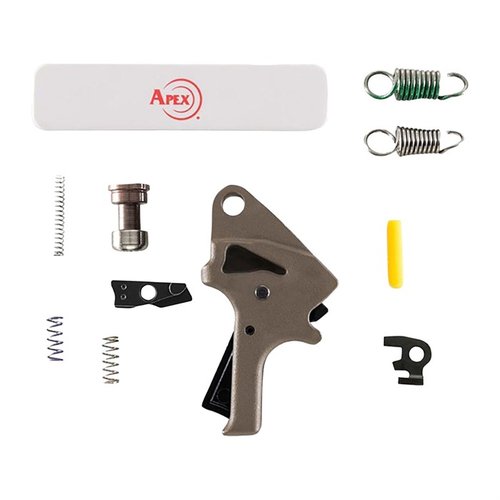 Apex Forward Set Trigger Kit gir en jevn og konsistent avtrekksopplevelse med redusert avtrekksvekt, kortere over-reise og raskere reset for M&P M2.0.